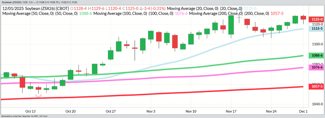 November 2026 Beans – Daily (Funds Long – 650 MBU)