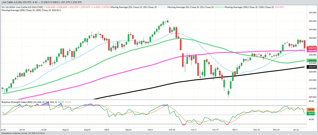 April Live Cattle – Daily