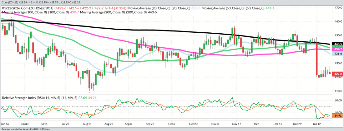 December Corn - Daily
