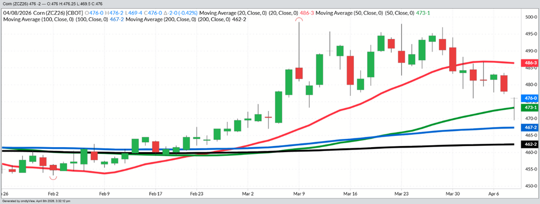 December Corn - Daily