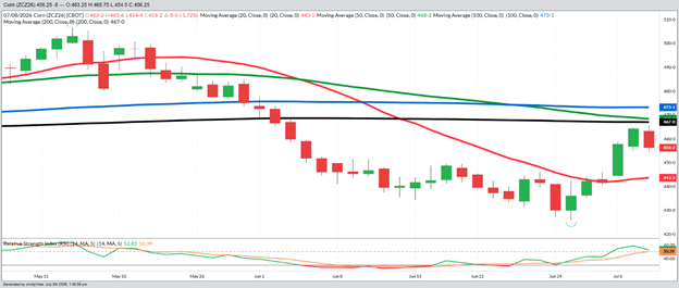 December Corn – Daily