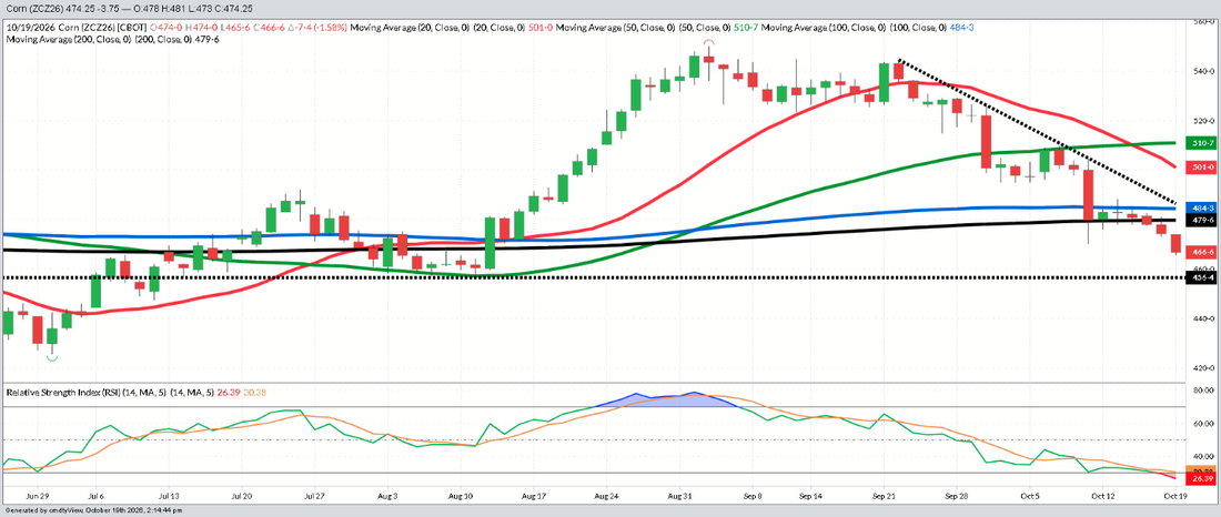 December Corn - Daily